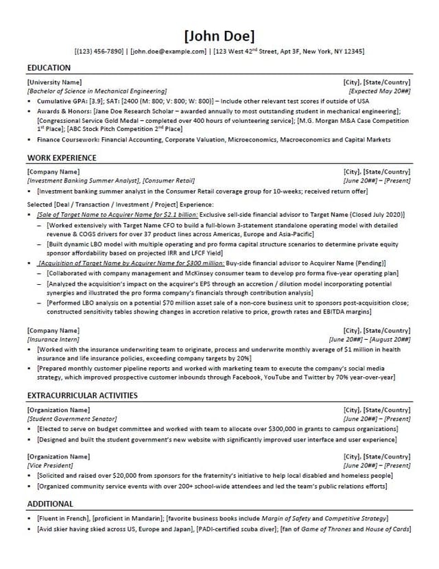Investment Banker